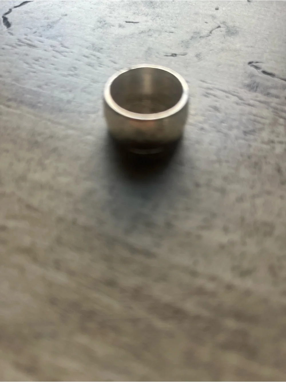 Silpada Hammered Wide Band Ring - Silver